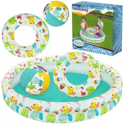 Piscine gonflable 3 en 1 pour enfants BESTWAY 51124