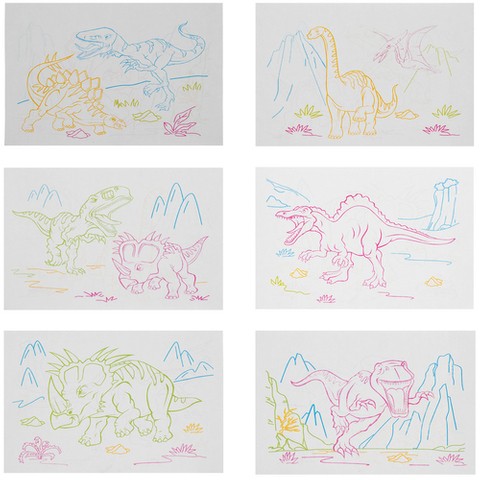 Planche à dessin lumineuse - dinosaures