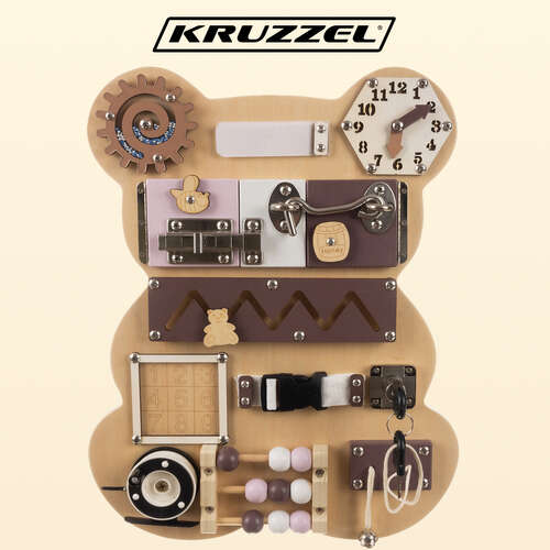 Planche de manipulation - Kruzzel 22584 ours en peluche