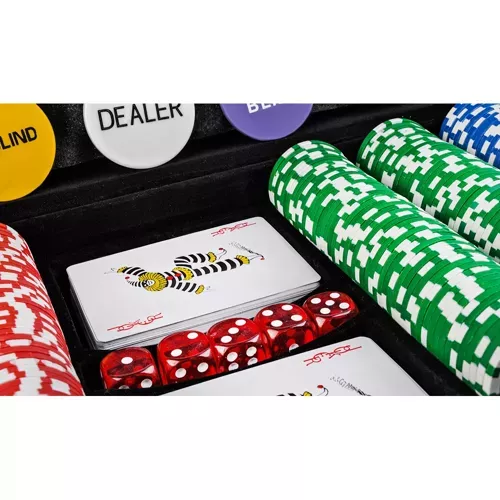 Poker - lot de 500 jetons dans une valise HQ 23529