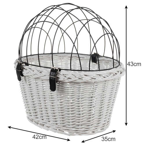 Purlov 23972 panier à vélo pour animaux de compagnie