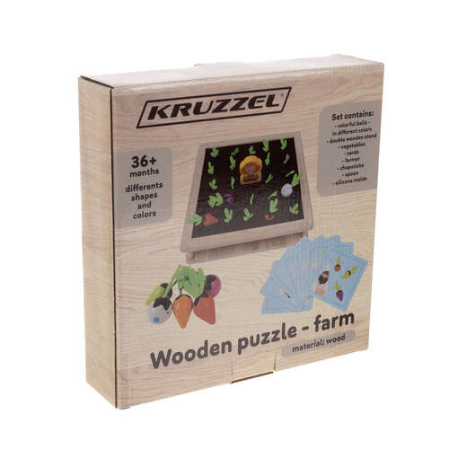 Puzzle en bois - La ferme Kruzzel 22755