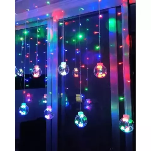 Rideau lumineux 108 LED USB multicolore KŚ19734