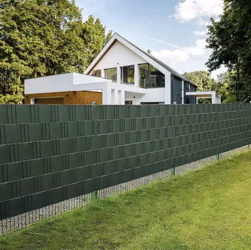Ruban de clôture 19cmx35m 450g/m2 vert 23699