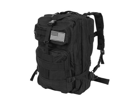 Sac à dos militaire XL, noir