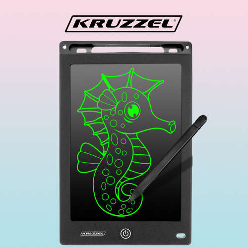 Tablette à dessin 10" noire XL KRUZZEL 22455