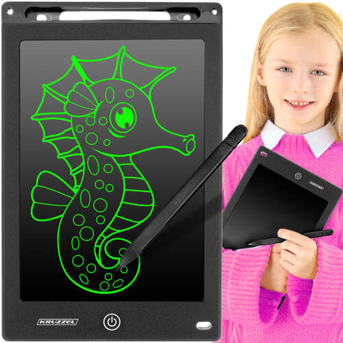 Tablette à dessin 10&quot; noire XL KRUZZEL 22455