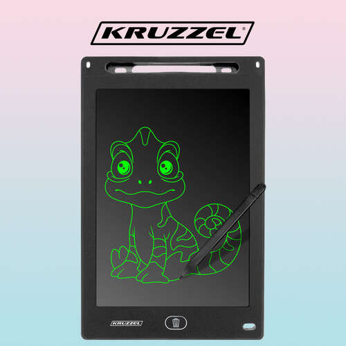 Tablette à dessin 12&quot; noire KRUZZEL 22456