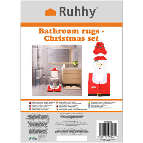 Tapis de salle de bain - Set de Noël Ruhhy 22360