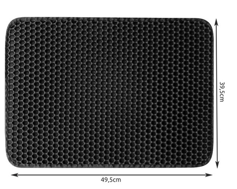 Tapis - paillasson pour le bac à litière