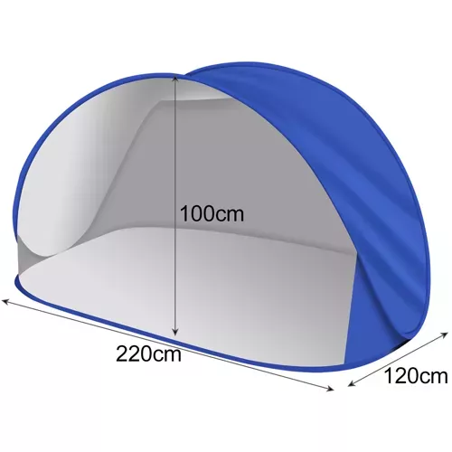 Tente de plage 220x120x100cm Trizand 23862