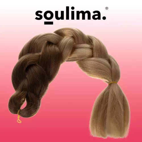 Tresses ombrées de cheveux synthétiques Soulima 23579