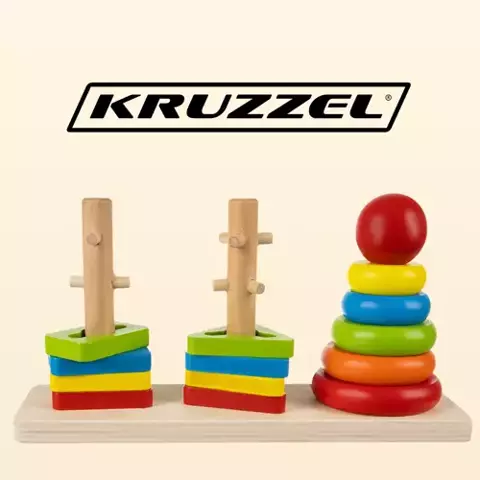 Trieur - puzzle en bois Kruzzel 19870