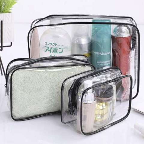 Trousse cosmétique transparente 3en1 Soulima 21448