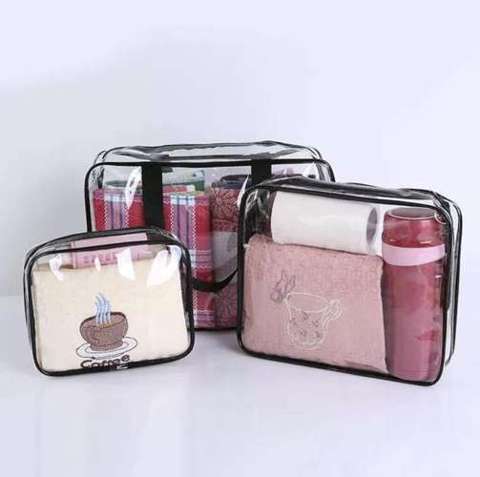 Trousse cosmétique transparente 3en1 Soulima 21448