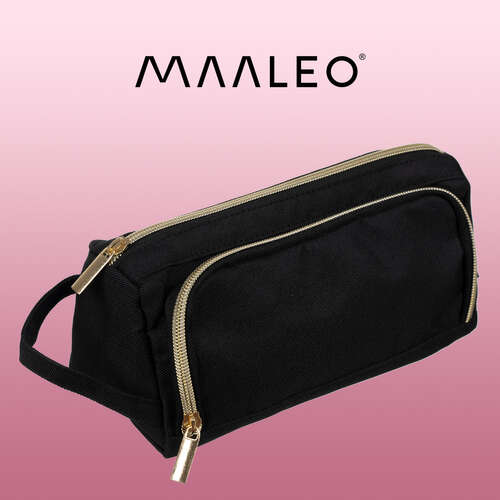 Trousse double pliable - noir Maaleo 24502