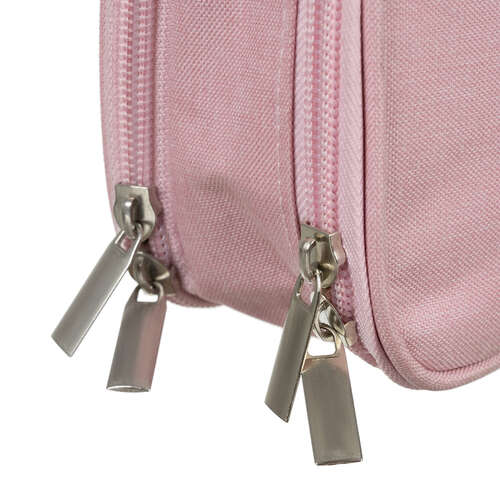 Trousse double pliable - rose Maaleo 24517