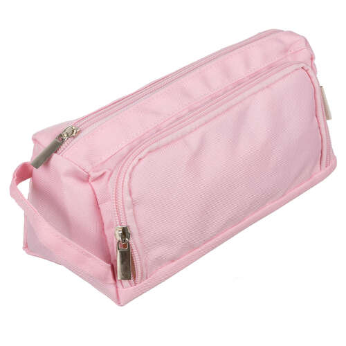 Trousse double pliable - rose Maaleo 24519