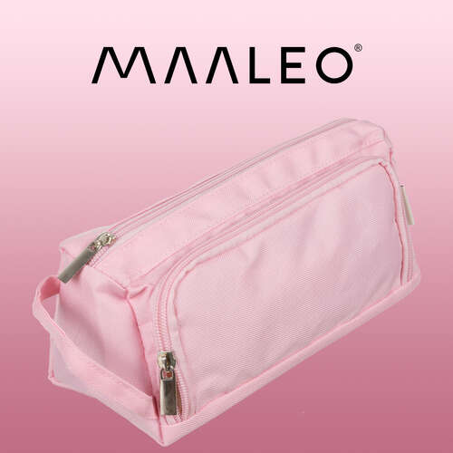 Trousse double pliable - rose Maaleo 24519