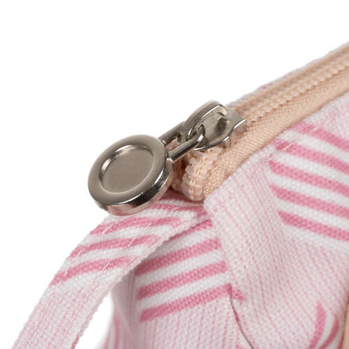 Trousse scolaire extensible à deux compartiments, double sac rose, pour enfants