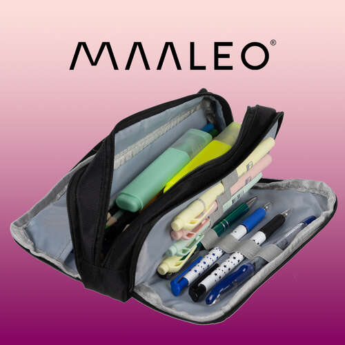 Trousse triple pliable - noir Maaleo 24476