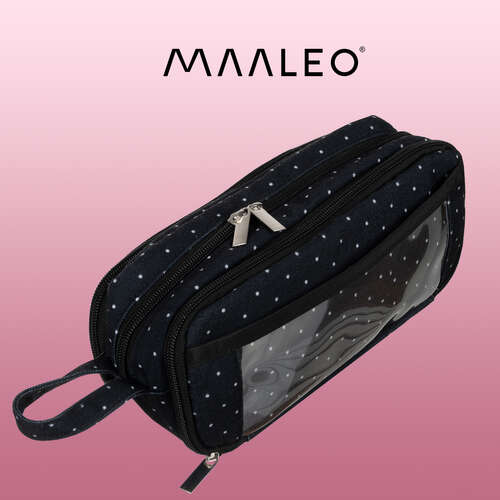 Trousse triple pliable - noir Maaleo 24511