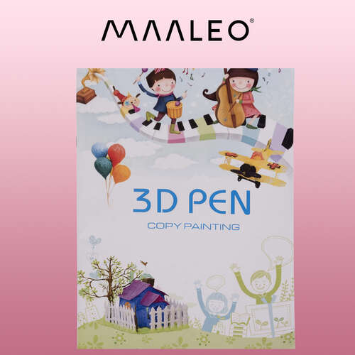 Un livre avec des modèles pour le stylo 3D Maaleo 22734