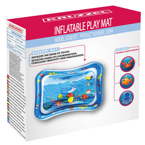 Un tapis de jeu gonflable pour les enfants 