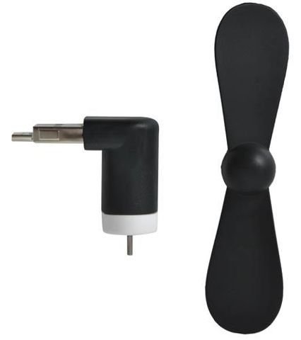 Ventilateur micro USB noir