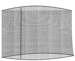 Moskitonetz für einen 3,5 m langen Gartenschirm – schwarz
