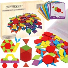 Pädagogisches Puzzle - geometrische Figuren