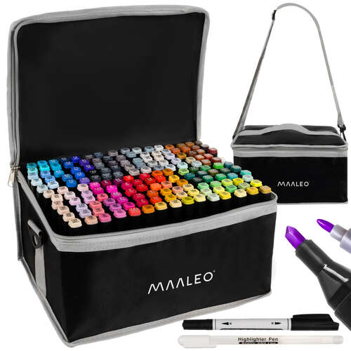 Doppelseitige Marker/Stifte – 168 Stück MAALEO 24101