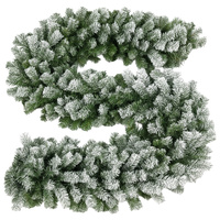 Заснеженная елочная гирлянда 2,7 м HQ Ruhhy 26244