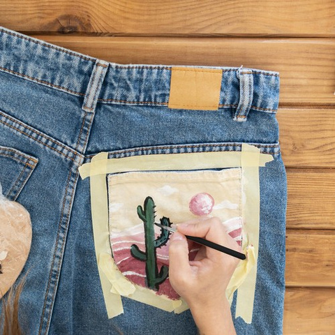 Fabric paints - 24 pcs. 300ml Maaleo 22948