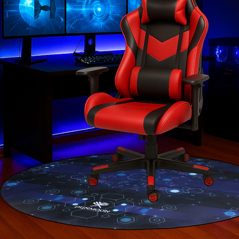 Игровой коврик под стул круглый Dunmoon 25956