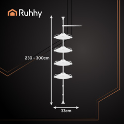 Ruhhy 26639 corner shower shelf