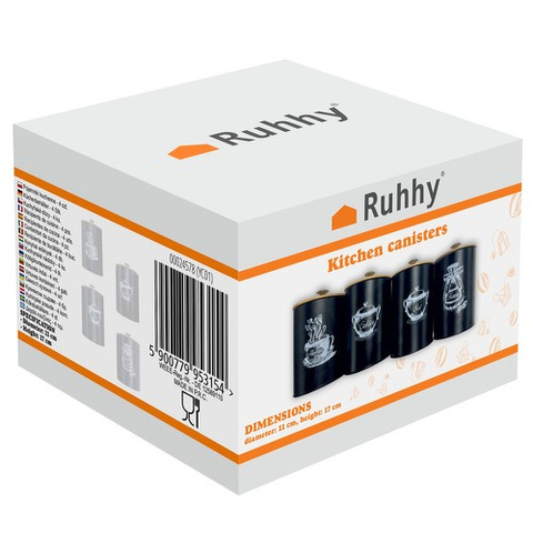 Kitchen containers - 4 pcs Ruhhy 24578