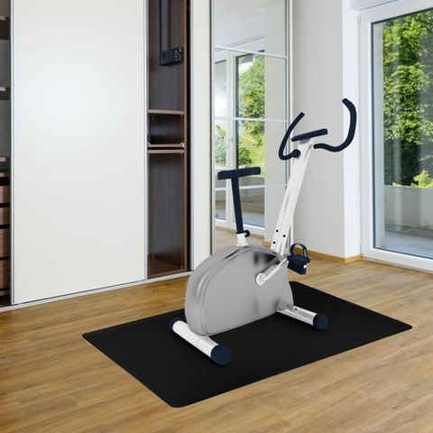 Protective mat under the chair 100x140cm RUHHY - black