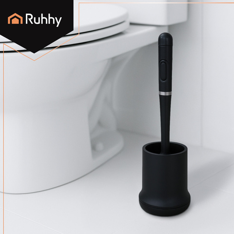 Silicone bathroom brush black Ruhhy 25882
