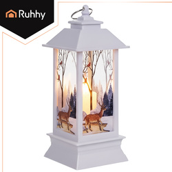Lanterne de Noël à LED blanche Ruhhy 26753