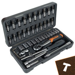 Tool set in a 46-piece case. Bigstreen 26844