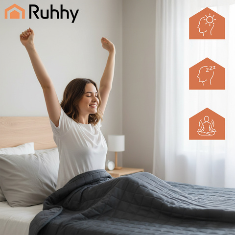 Couverture lestée 200x220cm 10kg Ruhhy 24427