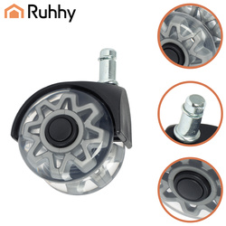 Roulettes grises pour chaise pivotante, lot de 5. Ruhhy 25280