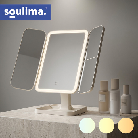 LED-Klappkosmetikspiegel Soulima 26952