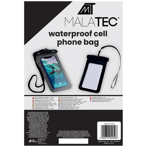 Waterproof Phone Case - Black 23414