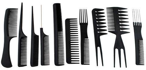 Friseurkämme - Set à 10 Stück
