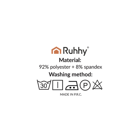 Чехол для дивана Ruhhy 26035 светло-серый 145-185 см