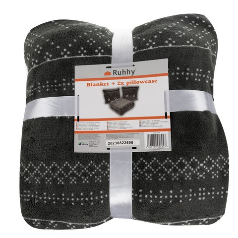 Blanket 1.6x2m + 2x pillowcase Ruhhy 22598