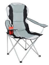 Black and gray fishing chair