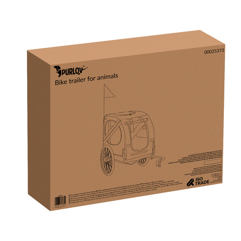 Bicycle trailer for animals Purlov 25373